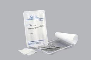 Suture Removal Kit Iris Scissors Adson Forceps Gauze