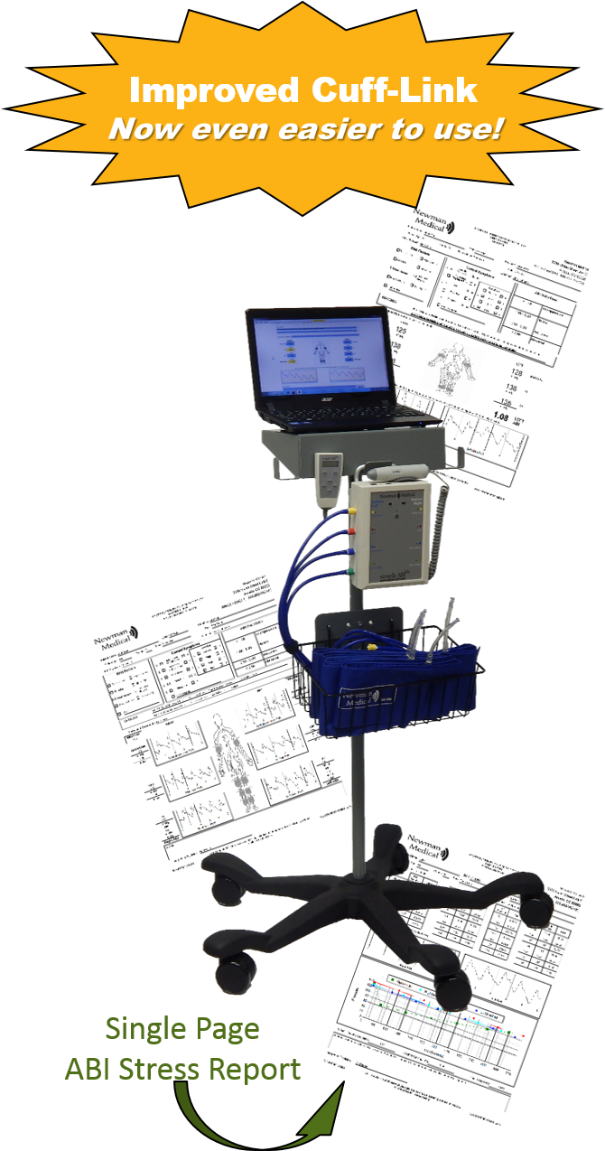 Newman ABI Doppler Ultrasound Machine ABI-600CL Stress and Segmental Testing