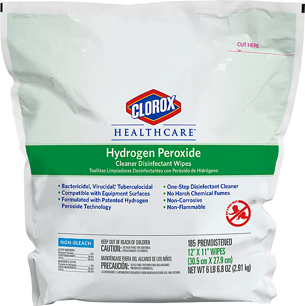 Clorox Hydrogen Peroxide Disinfectant Wipes-Refill