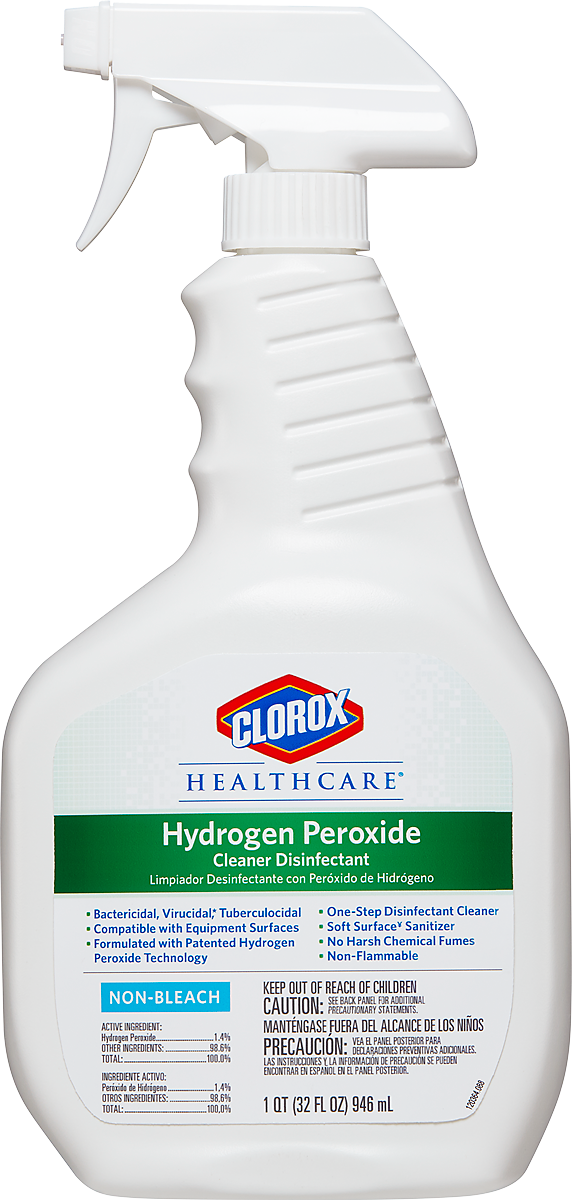 Clorox Hydrogen Peroxide Disinfectant Cleaner-32 oz Spray Bottle