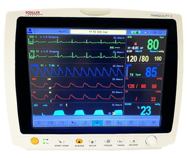 Tranquility II Multiparameter Patient Monitor 12.1in Touchscreen With ETCO2