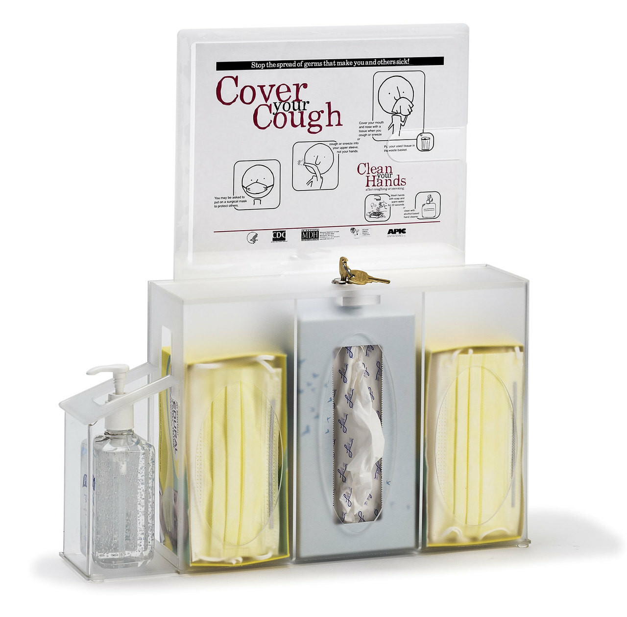 American Made Acrylic Hygienic/Sanitation Station