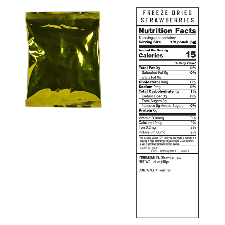 Freeze Dried Fruit Bucket 120 Serving