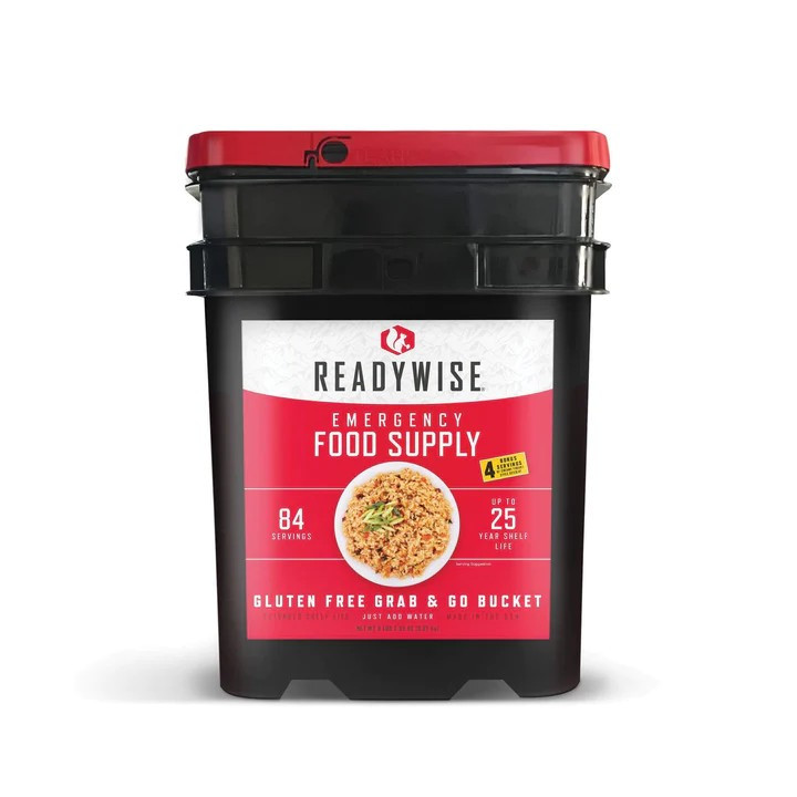 Freeze Dried 84 Serving Gluten Free Grab and Go Bucket