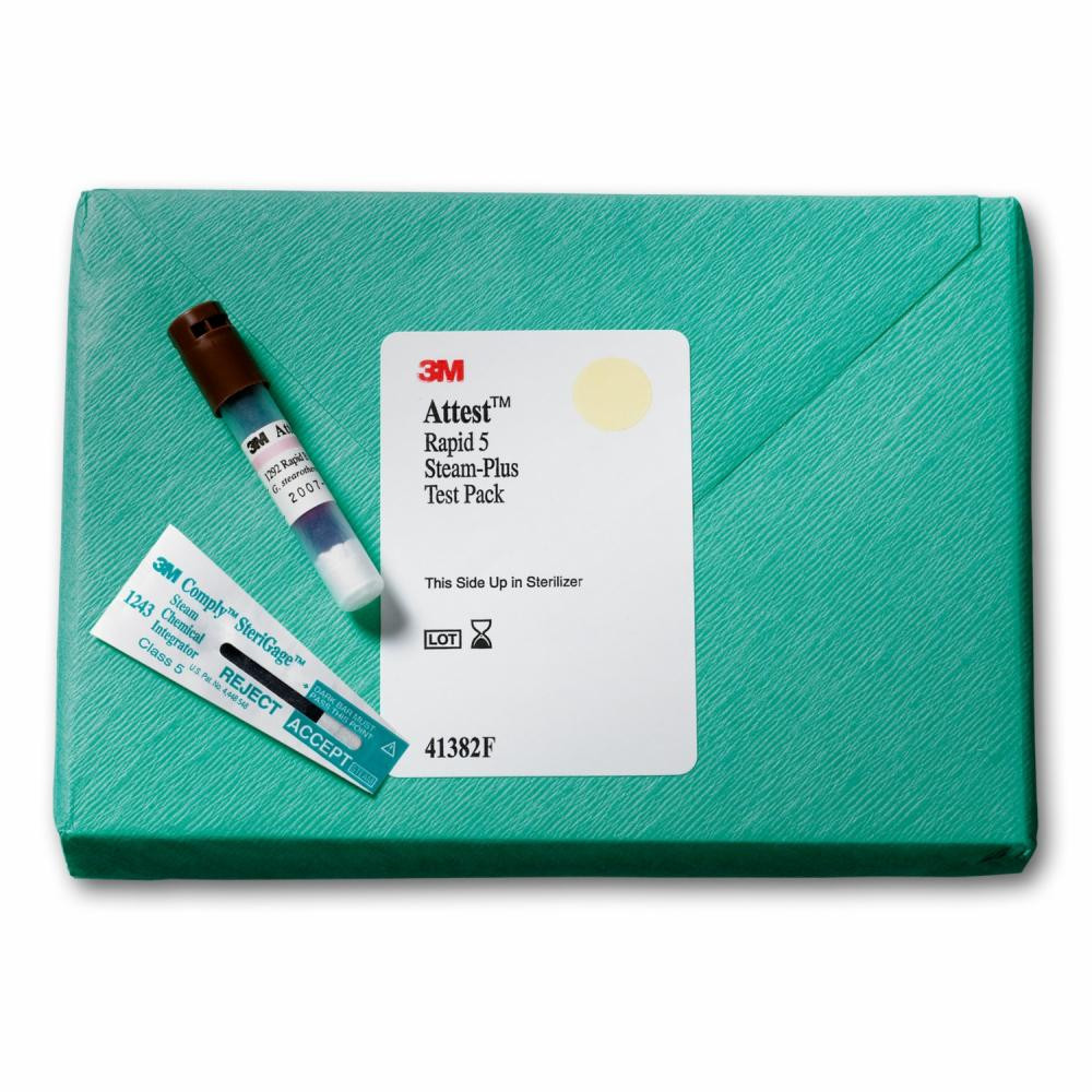 3M Attest Rapid 5 Steam Plus Test Pack 41382F - USA Medical and