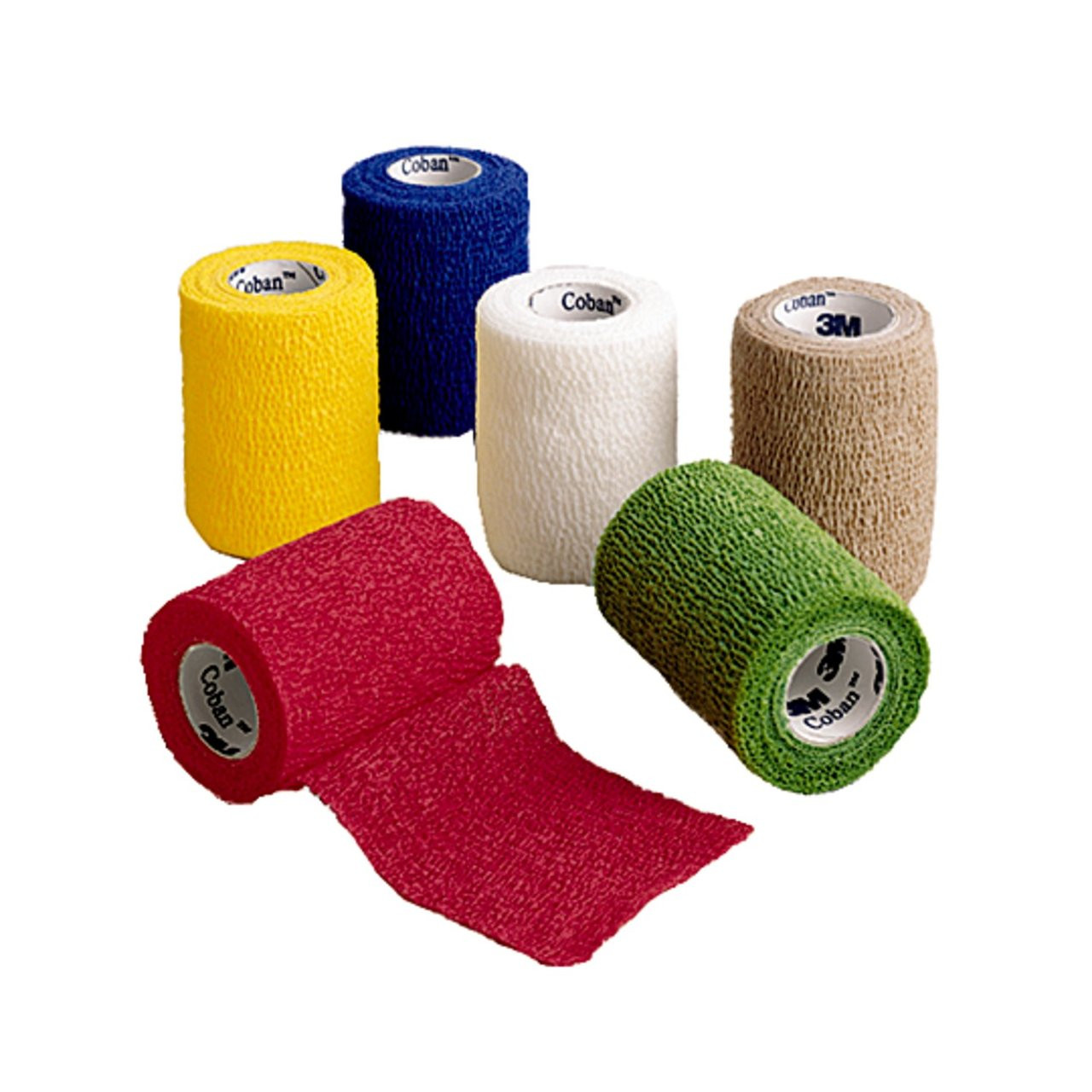 3M Coban Self-Adherent Wrap 3"x5 yds Assorted Colors