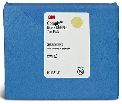 3M Comply Bowie-Dick Plus Test Pack Early Warning Test Sheet 00135LF