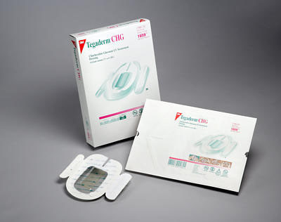 3M Tegaderm CHG Transparent Film IV Securement Dressing - USA