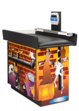 Pedatric Exam Room Scale Table and Cabinet Alley Cats and Dogs