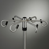 IV Pole 6 Leg Heavy Base 6-Hook