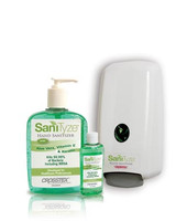 SaniTyze Hand Sanitizing Gel Moisturizing Antimicrobial
