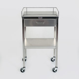 Utility Table with Drawer-Stainless Steel-1