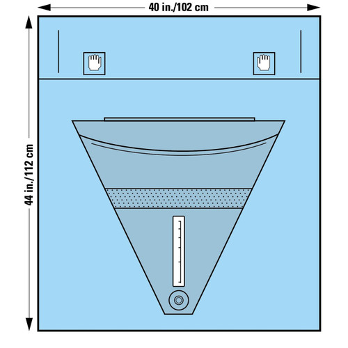 Halyard Health Surgical Drapes Under Buttocks with Pouch 89415