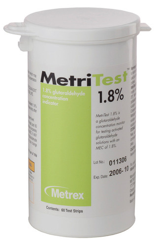 Glutaraldehyde Test Strips 1.8%