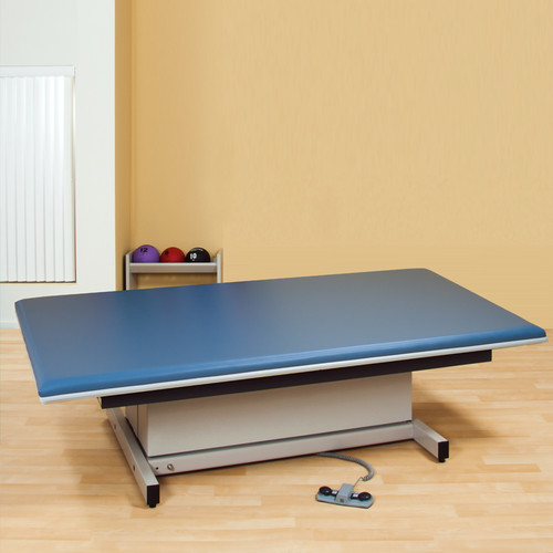 Hi-Lo Mat Platform 6' Wide Electric Height Upholstered Top