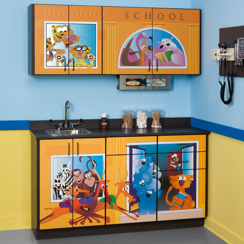 Pediatric Exam Room Cabinets School House