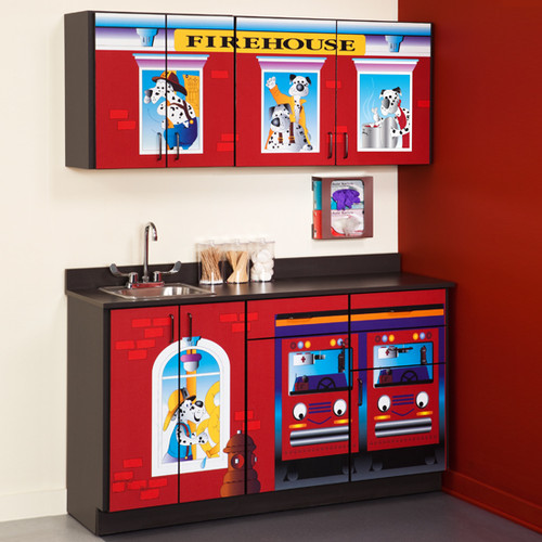 Pediatric Exam Room Firehouse Cabinets