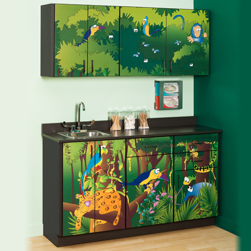 Pediatric Exam Room Cabinets Rainforest Follies