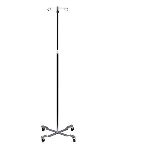 IV Pole 4 Leg Base 4-Hook-Economy Pole