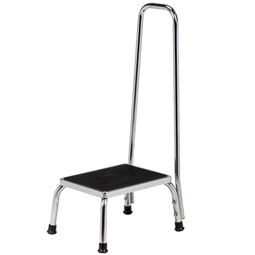 Clinton Step Stool with Hand Rail Chrome T-50