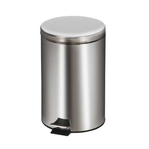Round Waste Can 20 Quart-5 Gallons Stainless Steel