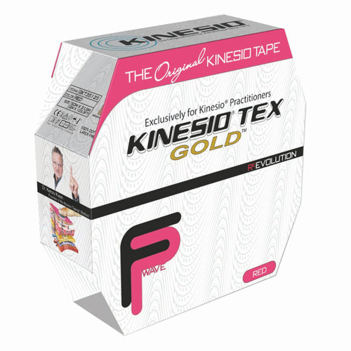 Kinesio Tape Tex Gold FP 2" x 34 Yards Red Bulk