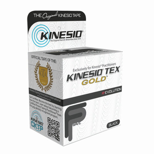 Kinesio Tape Tex Gold FP 2" x 5.5 Yards Black