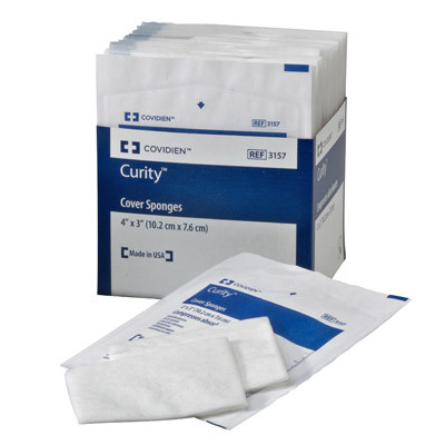 Curity Cover Sponges Non-Woven Sterile 2s
