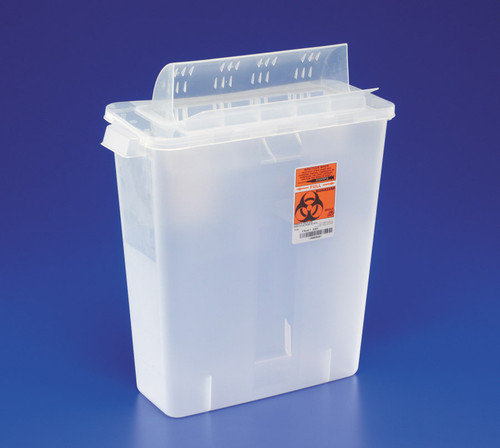 Covidien SharpSafety In-Room Sharps Containers with Always-Open Lid