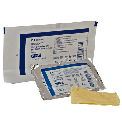 Covidien Xeroform Gauze Non-Occlusive Non-Adherent 5"x9" 8884437100