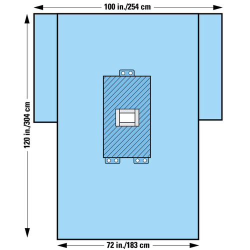 Halyard Health Transverse Laparotomy Surgical Drapes