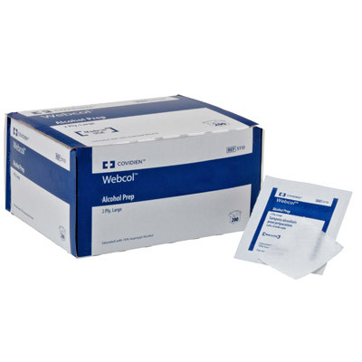 Covidien Webcol Alcohol Prep Pads