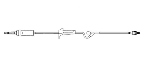 IV Administration Set 78 inches 15 Drops/ml Luer Slip Y Site 29081
