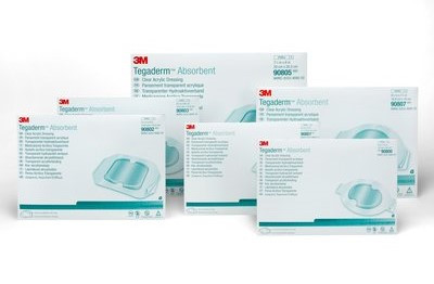 3M Tegaderm Absorbent Clear Acrylic Wound Dressing
