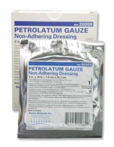 Derma Sciences Petrolatum Gauze Non-Adherent Wound Dressing