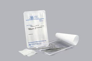 Suture Removal Kit Iris Scissors Adson Forceps Gauze