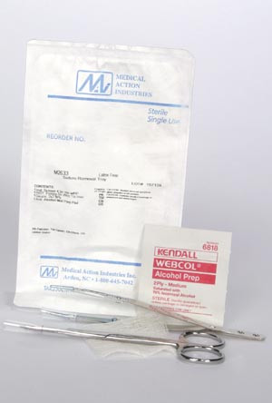 Suture Removal Kit Iris Scissors Metal Insert Forceps