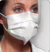 Crosstex Medical Mask Isofluid Fog Free, SecureFit, Shield GCIPWBSF