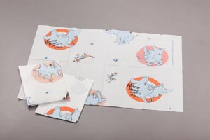 TIDI Tissue/Poly Towel 2-Ply in Pediatric Prints