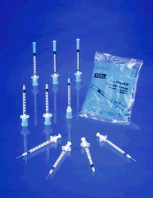 Exel 1cc Tuberculin Syringe Zero Dead Space with 25G Needle