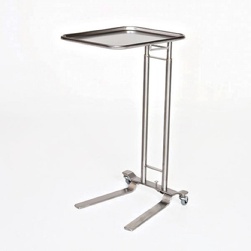 Stainless Steel Mayo Stand Foot-Controlled Height