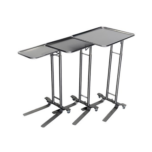 MCM Stainless Steel Mayo Stand Foot-Controlled Height