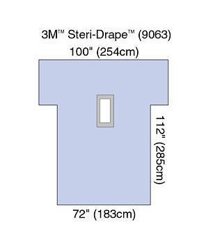 3M Steri-Drape Laparotomy/Laparoscopy Drapes 9063