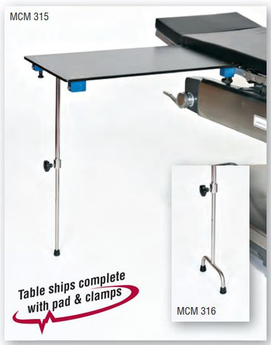 Arm/Hand Surgery Table-Rectangle-Carbon Fiber-Double Foot