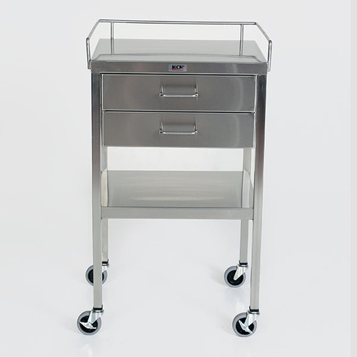 Utility Table with Drawer-Stainless Steel-2