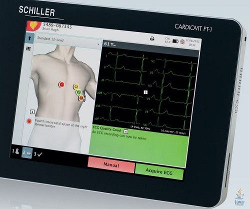 Schiller CARDIOVIT FT-1 Tablet ECG Machine