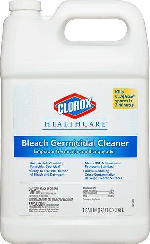 Clorox Healthcare Bleach Germicidal Cleaner-128 oz  Refill