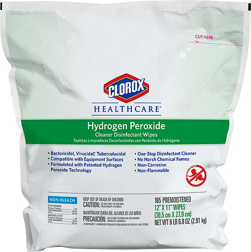 Clorox Hydrogen Peroxide Disinfectant Wipes-Refill