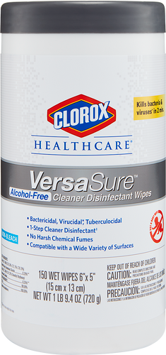 Clorox VersaSure Disinfectant Wipes-6x5