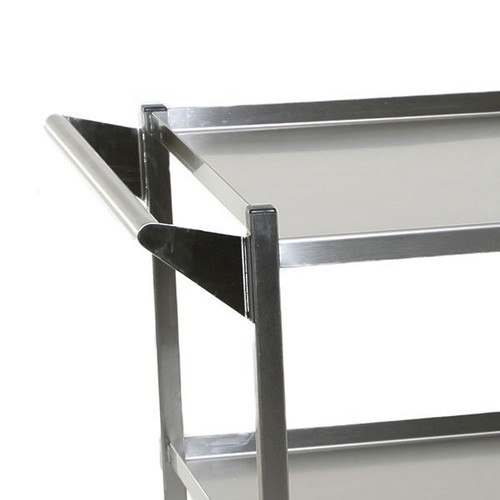 Utility Cart With Shelves - Stainless Steel